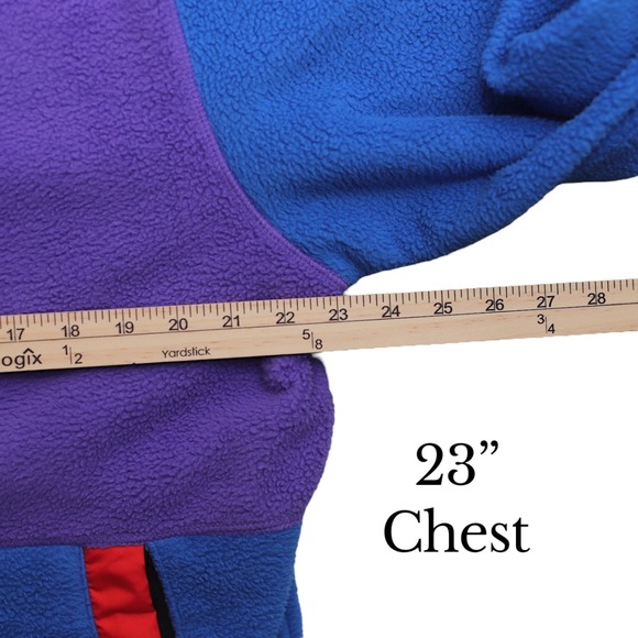 Stoic Color block Snap Neck Fleece Pullover Jacket Mens L STM051 - Picture 11 of 14